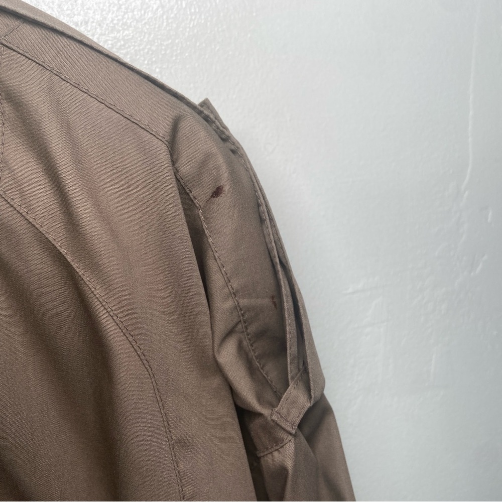 Vintage Members Only Racer Jacket Mens XXL Khaki Lightweight Zip Up Bomber Coat - Picture 8 of 16